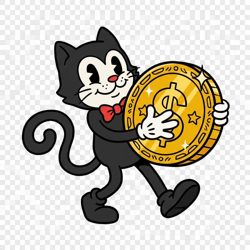 Scratchy Cat Mascot